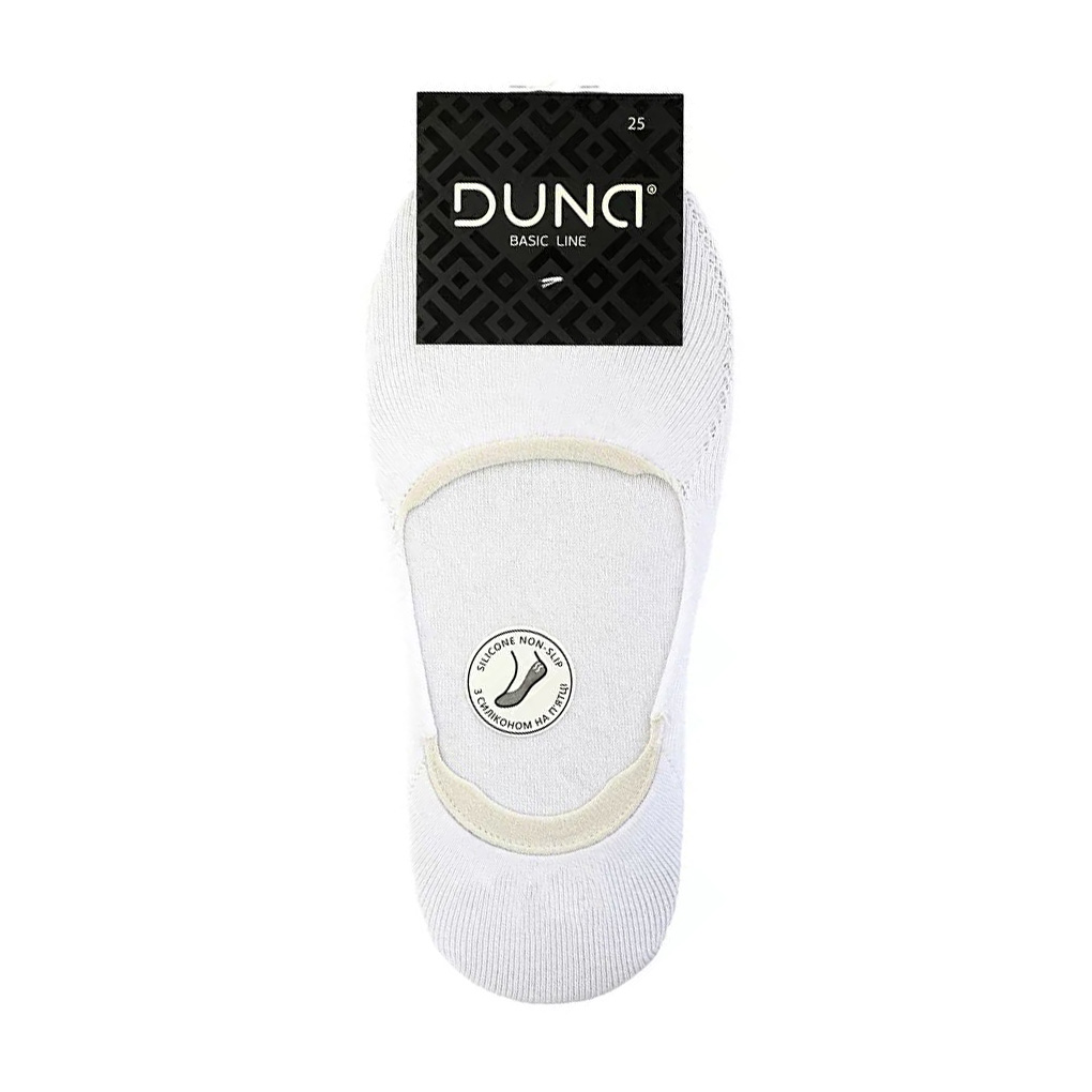 Шкарпетки чоловічі Duna 2219 сліди, білі, розмір 27