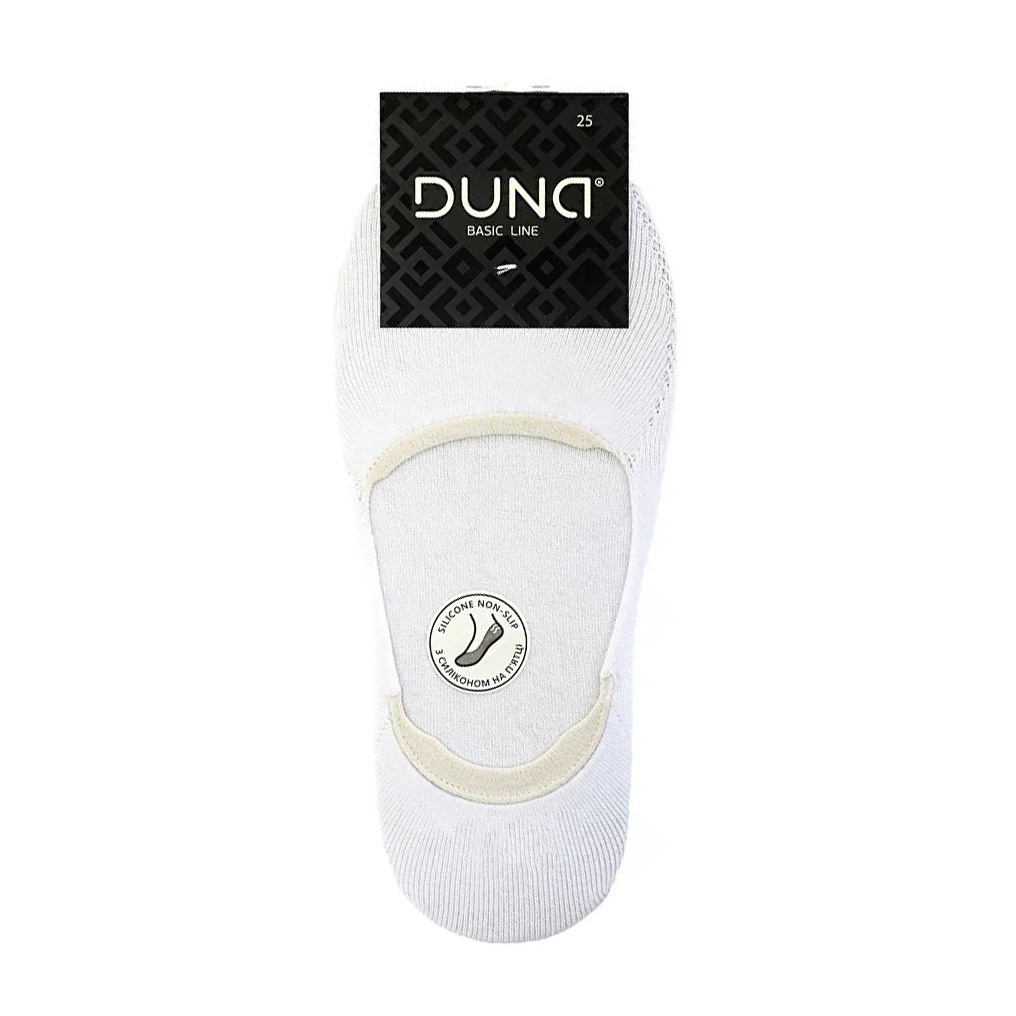 Шкарпетки чоловічі Duna 2219 сліди, білі, розмір 29